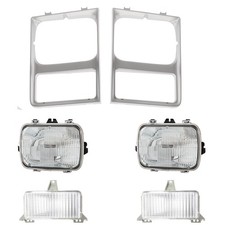 Headlight Driving Head light Headlamp  Driver & Passenger Side for Chevy Blazer