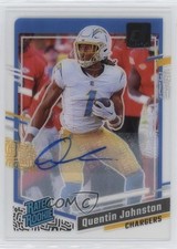 2023 Panini Clearly Donruss Auto Quentin Johnston #78 Auto 0jm6
