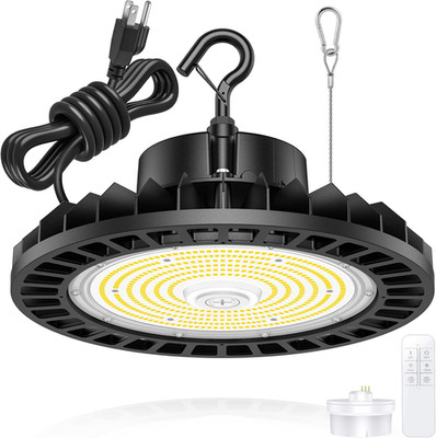 240W LED High Bay Light with Remote Control, 36000LM UFO Commercial Industrial H