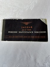 1966 Jaguar E-type Xke Periodic Maintenance Service Vouchers E1323
