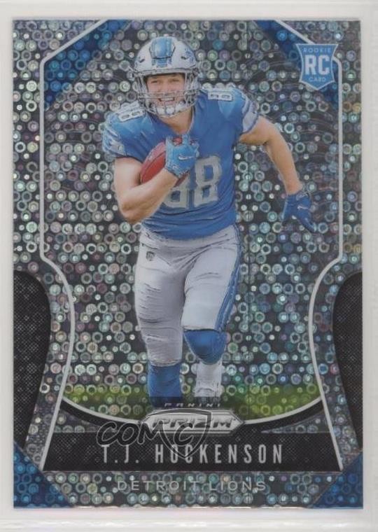 2019 Panini Prizm Rookies Disco Prizm TJ Hockenson #364 Rookie RC 2w0