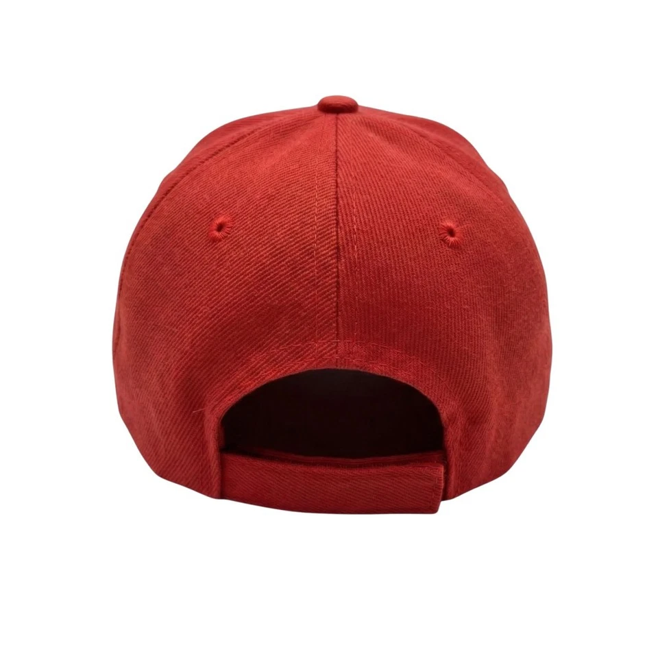 Casquette Espagne Foot Supporter - Rouge - Adulte & Enfant +10 ans - 100% Coton - Photo 3/3