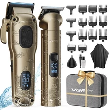 Vgrpro Cordless Hair Clippers for Men - Professional Trimmer Set