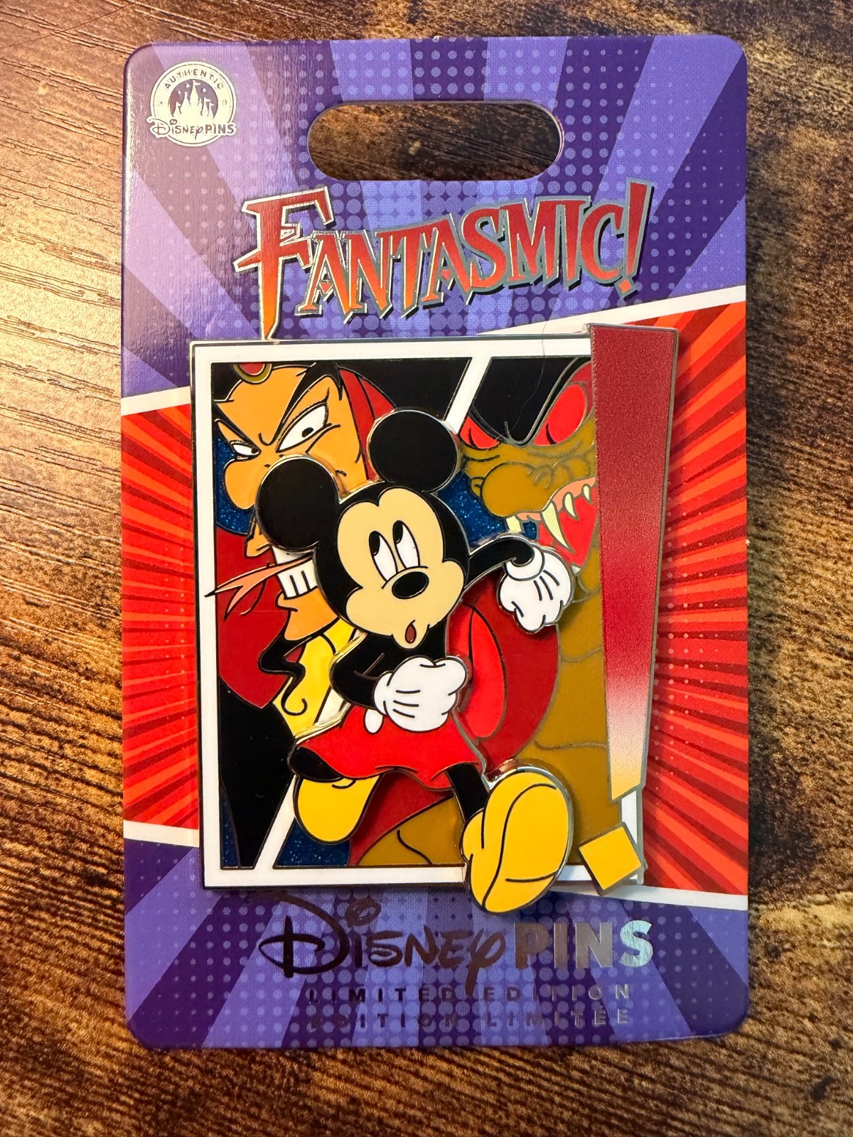 Disney Parks Fantasmic Quarterly Series 2026 Pin- Jafar & Mickey Mouse - LE3000