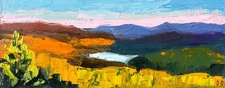 Adirondack Park Painting Original Art Impasto Oil Painting Landscape Art