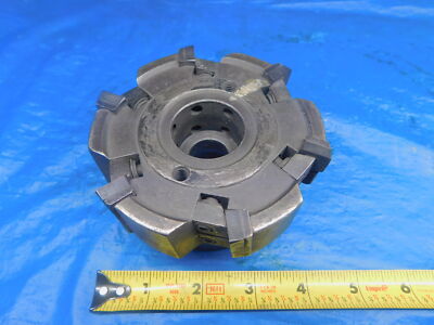 KENNAMETAL 4'' O.D. 90 DEG FACE MILL 5600 MAX RPM 1 1/2 PILOT 5/8 KEY 6 FL 4.0
