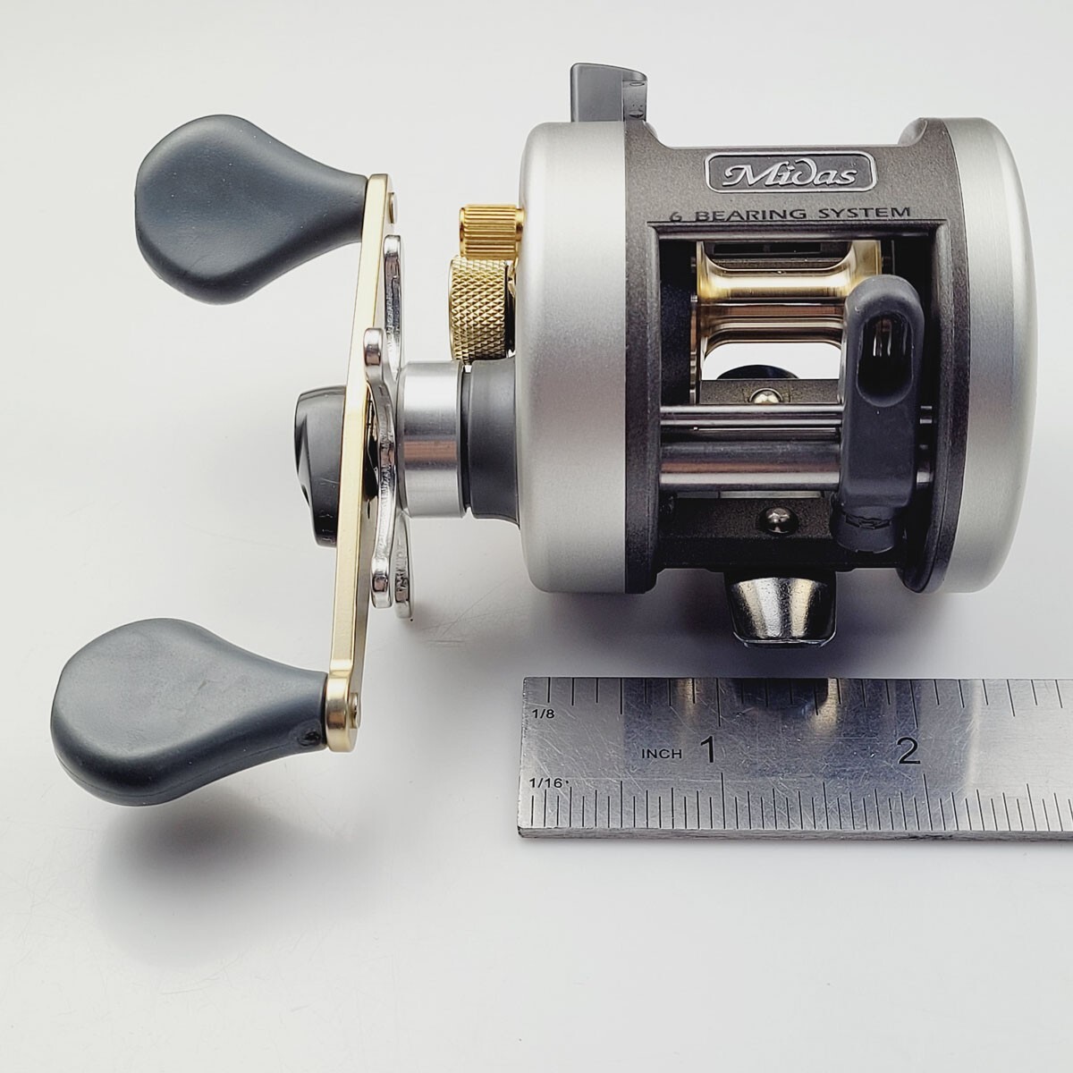 Midas 6 BEARING SYSTEM リール Browning Midas 6 Round Baitcasting Reel - Boxed, Made Japan