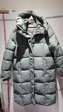 Ladies George Green Padded Coat Jacket Size 12-14 Express Shipping