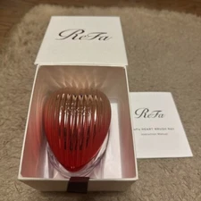 ReFa HEART BRUSH RAY (gradation pink) Hair Brush Mirror Pin Red Box New Japan