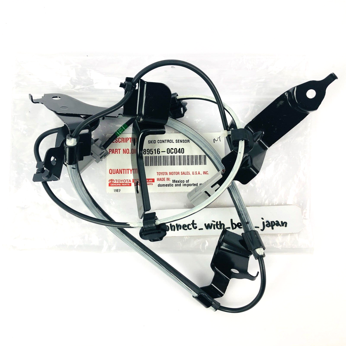 TOYOTA GENUINE TUNDRA FRON LEFT ABS SKID CONTROL SENSOR WIRE 89516