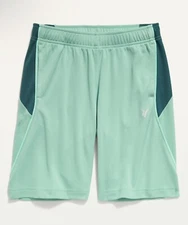 Old Navy Kids Size XL (14-16) Go Dry Mesh Performance Shorts .. NWT .. Teal
