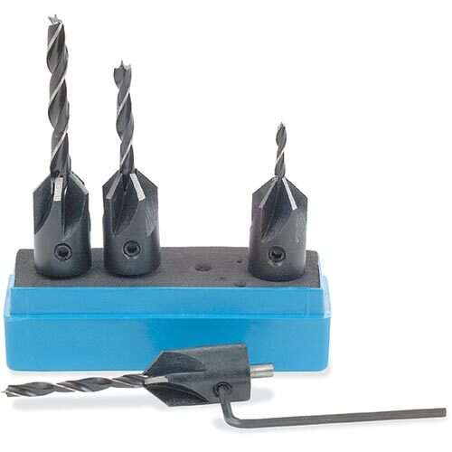 Axminster 4 Piece Drill & Countersink Set