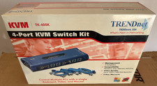TRENDNET 4 PORT KVM SWITCH KIT **NEW IN BOX**...