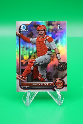 2022 Bowman Draft Base Chrome Refractor #BDC-178 Jimmy Crooks III LPN