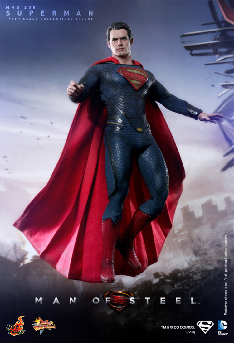 ホットトイズMMS200スーパーマン1/6 MAN OFF STEEL HotToys MMS200 1/6 Man of Steel Superman Special Ver. Action