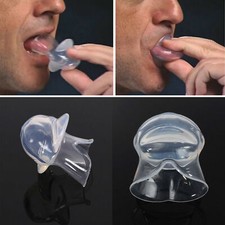 Silicone Anti Snoring Tongue Retaining Device Sleep Apnea Aid Stop Snore Sleeve