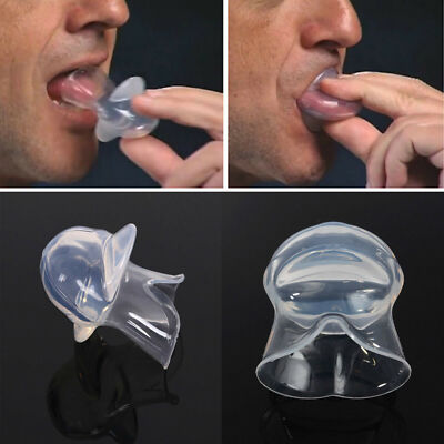 Silicone Anti Snoring Tongue Retaining Device Sleep Apnea Aid Stop Snore Sleeve