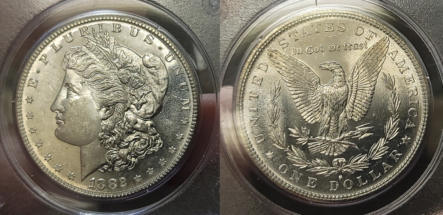 1882-S $1 MS64PL PCGS