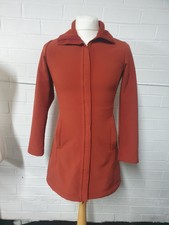 Patagonia Trench Coat "au Train" Red Full Zip Polartec Windblock Size S Vgc