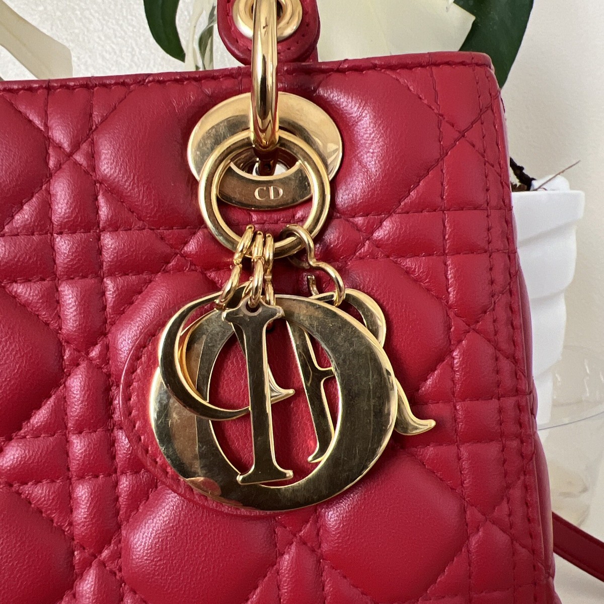 Christian Dior Lady Dior Bag Cannage Quilt Lambskin Medium Christian Dior Lady Dior Bag Cannage Quilt Lambskin Medium