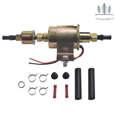Universal Electric Fuel Pump Carburetor Inline Low Pressure 5-9PSI Car Truck Gas