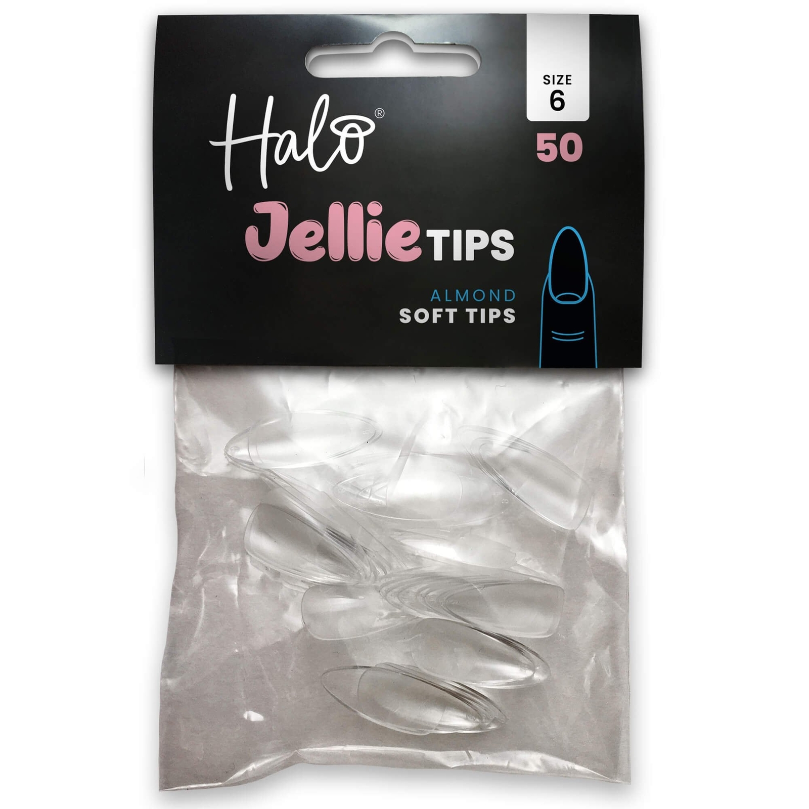 Halo Almond Jellie Tips - Size 6