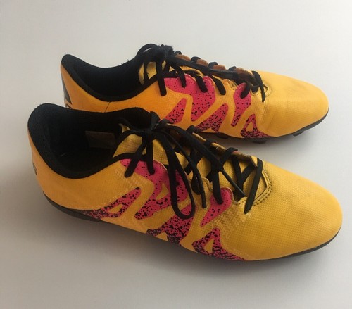 Adidas X 15.4 Botines De Fútbol Naranja/Rosa/Negro, chicos tamaño 5.5 | eBay
