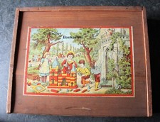 stara GOTYCKA SKRZYNIA BUDOWLANA, drewno, komplet, producent (?)