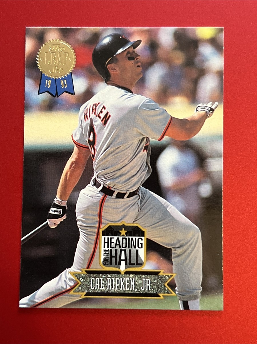 1993 LEAF CAL RIPKEN JR HEADING TO THE HALL BASEBALL CARD #5 OF 10