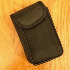 Black Camera Binocular Bag Flip Top