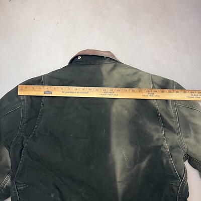 【希少】USA製Carhartt Detroit jacket J01 DNY Vintage Carhartt Jacket Navy Blue Detroit J01 DNY Blanket