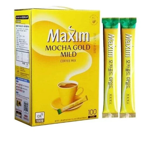 Mocha Gold Mild Korean Instant Coffee Mix Drink (100 Sticks) 1.2KG