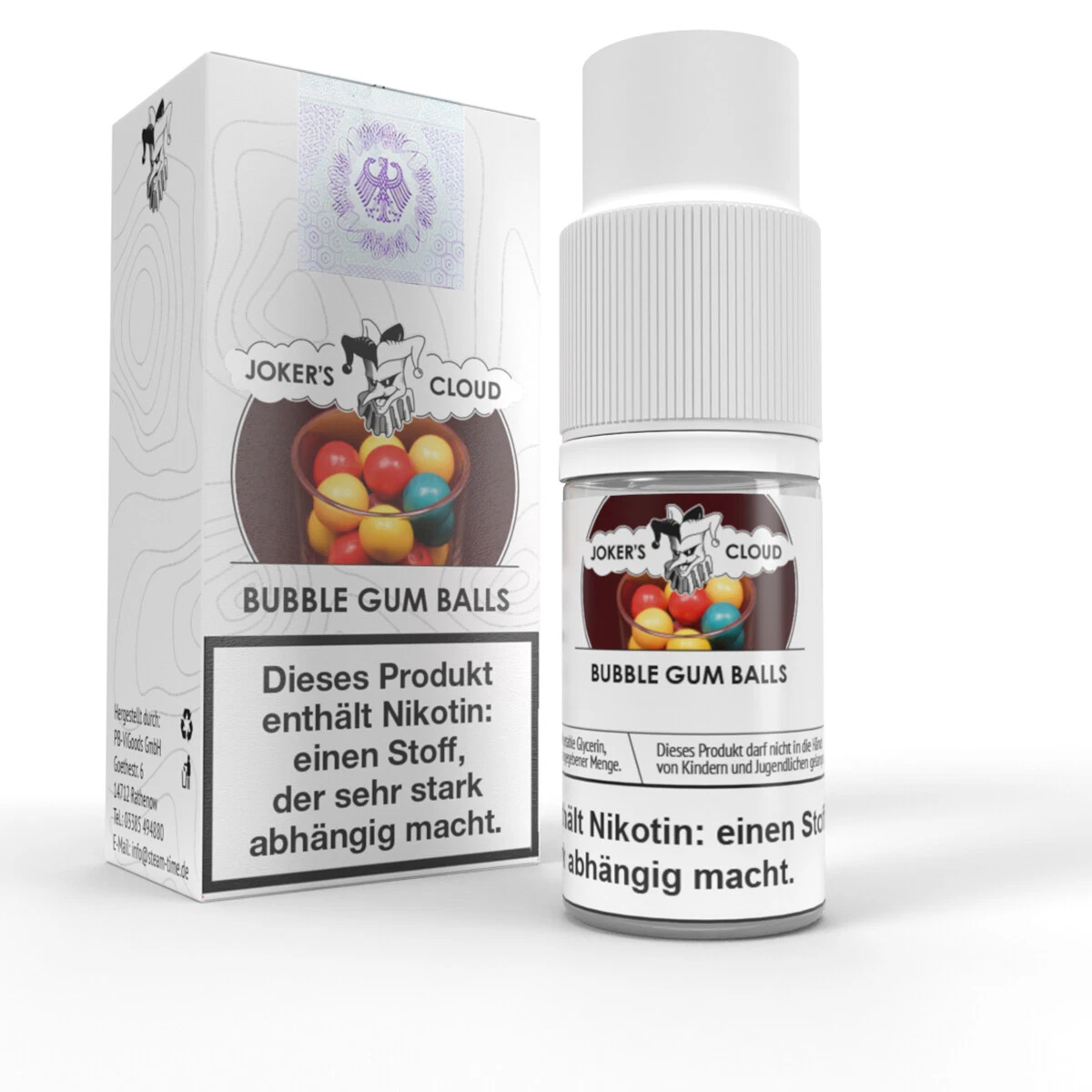 bubble gum liquid mit nikotin LIQUIDAROM TASTY COLLECTION E-liquid Bubble Gum 50ml main image 1