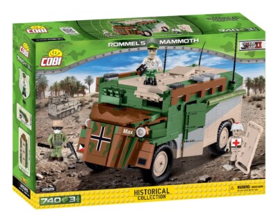 COBI 2525 WWII Rommel's Mammoth Command Truck Afrika Korps Bricks
