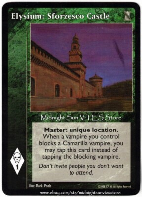 Elysium: Sforzesco Castle Keepers of Tradition V:TES VTES Vampire CCG