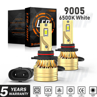 LED Headlight Kit 9005 HB3 White 6000K High Beam Bulb for KIA Optima 2016-2019