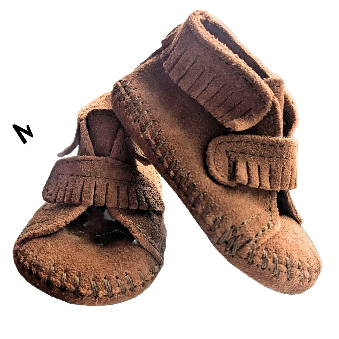 Zapatos de Bebé de gamuza Minnetonka