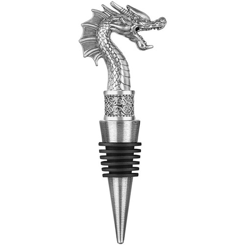 2-in-1 Dragon Head Wine Stopper and Opener Home Bar Ornaments Bottle Saver Gifts - Picture 19 of 19