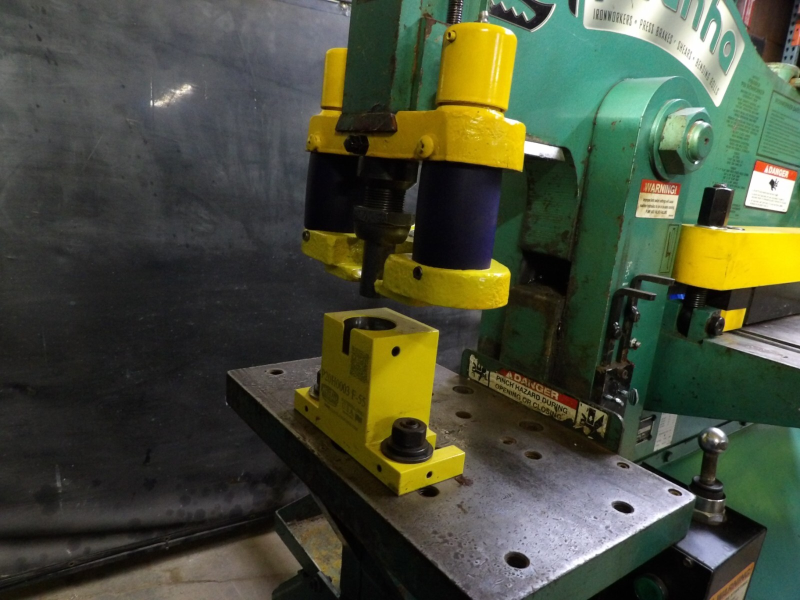 Piranha P50 Ton Ironworker 20082010 Model *With new set of punches and