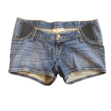 Isabel Maternity by Ingrid Isabel stretch bands midi short jean shorts size 4
