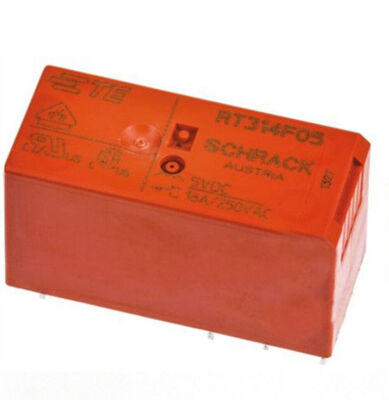 1PC SCHRACK Relay RT314F05 5VDC Power Relay 16A 250VAC 9Pins #W8*
