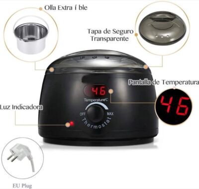 Wachsgerät Set Wachswärmer Warmwachs mit 400g wax