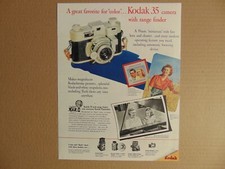 1947 KODAK 35 CAMERA vintage art print ad