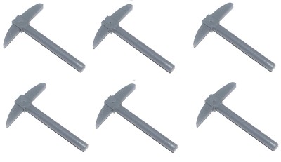 ☀️NEW LEGO MINIFIG 6x GRAY PICKAXE Firefighter Fire Pick Ax