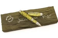 Jean Pierre Lepine Indigo Murano Lime Green Mini Rollerball Pen - FLOOR MODEL