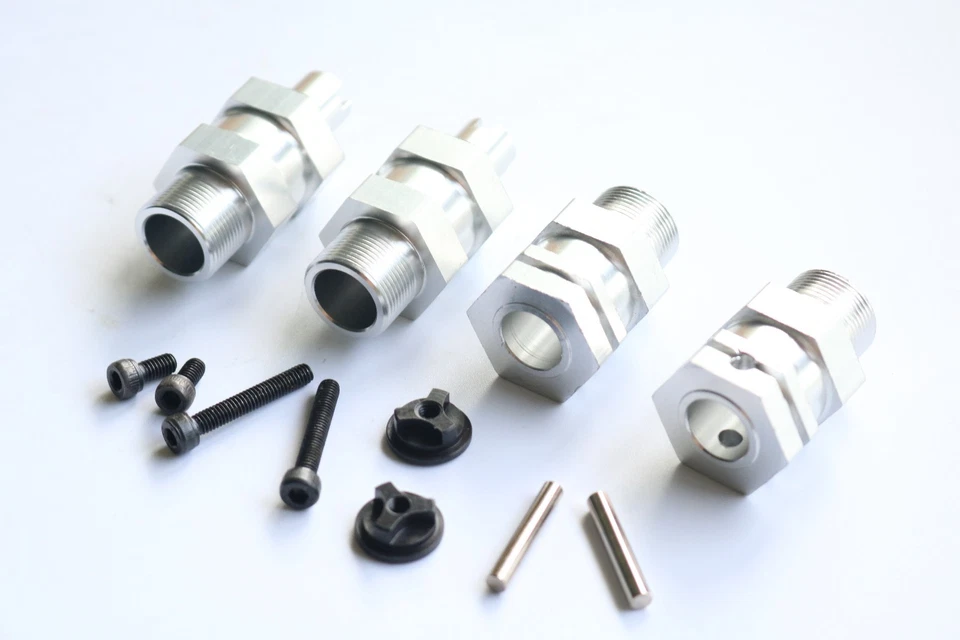 Alloy Wheel Axle Hub Extender Kit for 1/5 HPI Rovan Baja 5B 5T 5SC King Motor - Image 4 of 4