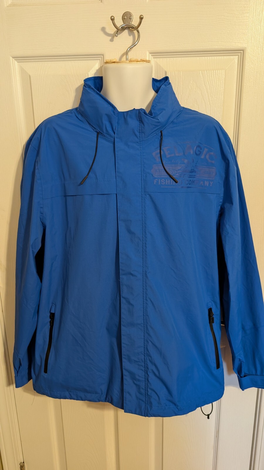 Pelagic Squall Jacket Solid Gray Lightweight Wate… - image 1