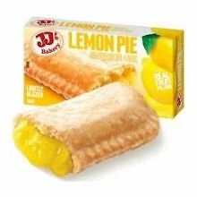 JJ's Bakery Lightly Glazed Snack Pies Kosher Parve 4oz (Lemon) (Pack of 12)