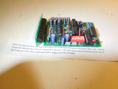 ++ BS69 Kabasoft KC13 Lichtsignaldecoder für 4 Blocksignale ohne Vorsignal 13101