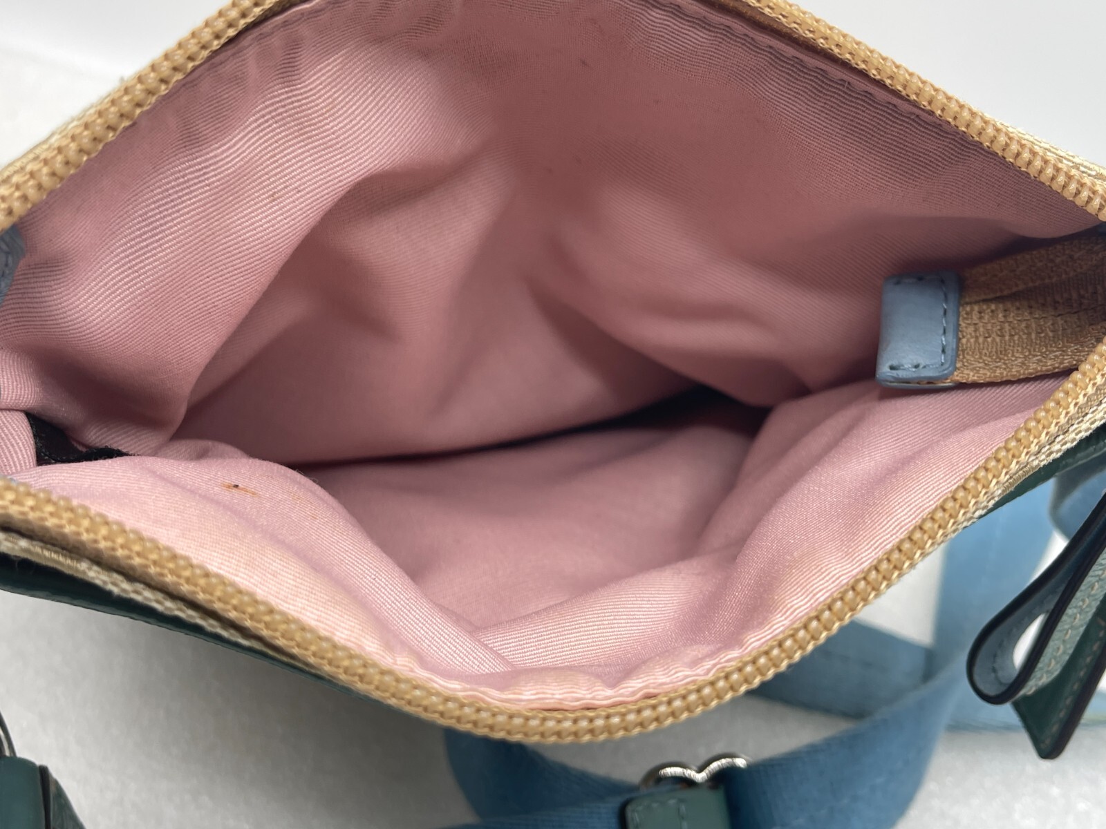 Coach Beige Fabric/Patchwork Leather Messenger Cr… - image 8